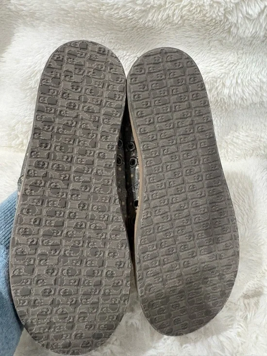 Sanuk Blue Canvas Polka Dot Slip-Ons - Picture 5 of 7